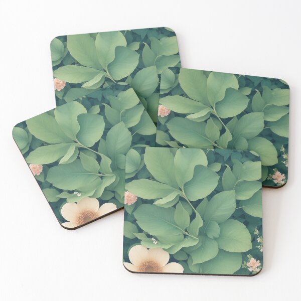 Item preview, #2 "Nature-Inspired Design: Harmonious Patterns of Leaves, Flowers, and Waves for Soothing Aesthetics" designed and sold by CyberCollective.