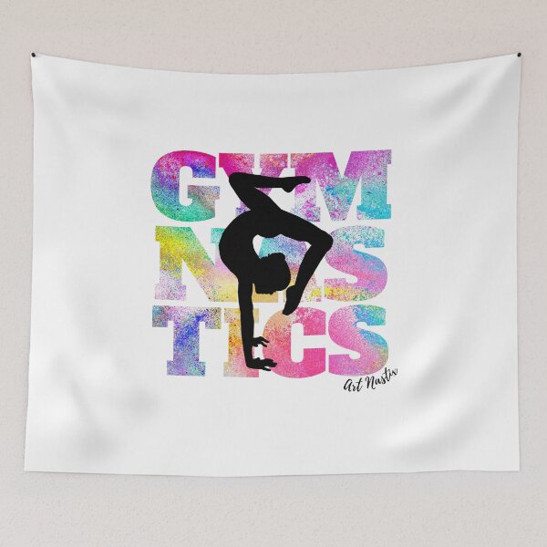 Item preview, GYMNASTICS silhouette art  designed and sold by ArtNastix.