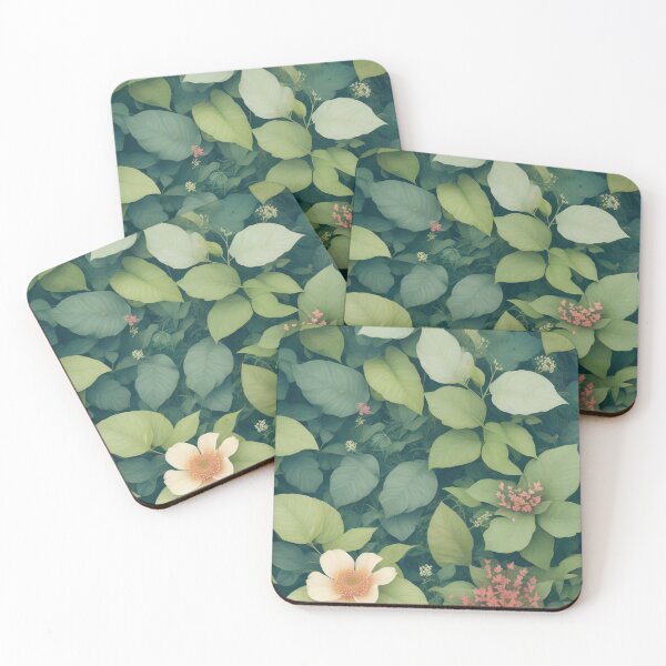 Item preview, #3 "Nature-Inspired Design: Harmonious Patterns of Leaves, Flowers, and Waves for Soothing Aesthetics" designed and sold by CyberCollective.