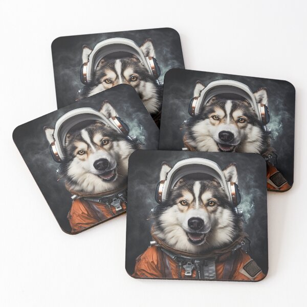 Item preview, Astro Dog - Siberian Huskie designed and sold by Merchgard.
