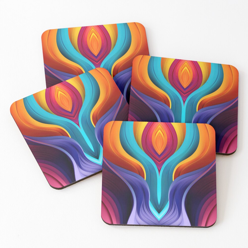 Item preview, Coasters (Set of 4) designed and sold by Visual-Elixir.