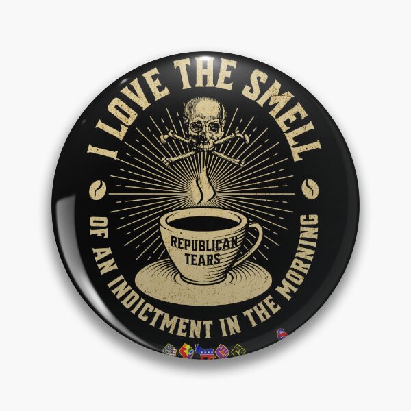 Item preview, PMD01027 Progressive Movement Designs I Love the Smell of an Indictment in the Morning coffee design shows you support democracy and progressive goals for Progressives Democrats Liberals designed and sold by ProgressiveLeft.