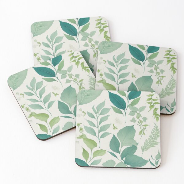 Item preview,  #4 "Nature-Inspired Design: Harmonious Patterns of Leaves, Flowers, and Waves for Soothing Aesthetics" designed and sold by CyberCollective.