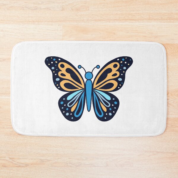 Item preview, Butterfly Blue Orange Black designed and sold by Cato99.