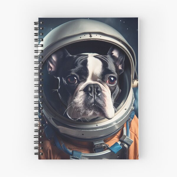 Item preview, Astro Dog - Boston Terrier designed and sold by Merchgard.