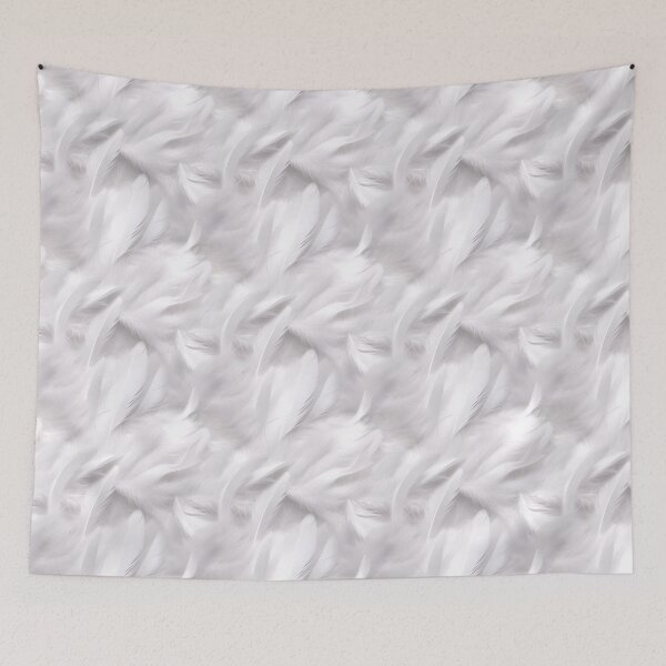 Item preview, White Feathers Textured Pattern designed and sold by Sturdust.