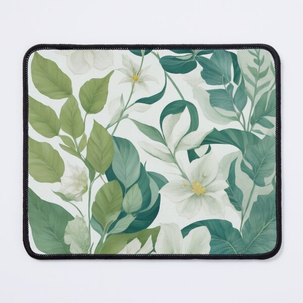 Item preview, #5 "Nature-Inspired Design: Harmonious Patterns of Leaves, Flowers, and Waves for Soothing Aesthetics" designed and sold by CyberCollective.