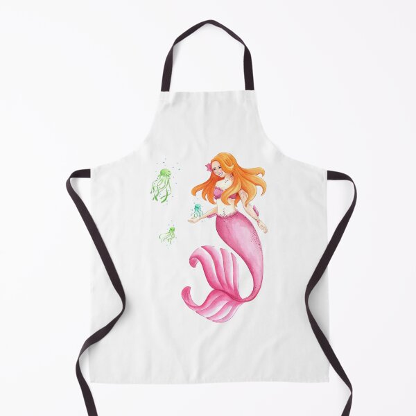 Item preview, Pink mermaid and jelly fish friends designed and sold by bethanyrobyn.