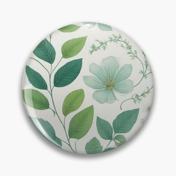 Item preview, #6 "Nature-Inspired Design: Harmonious Patterns of Leaves, Flowers, and Waves for Soothing Aesthetics" designed and sold by CyberCollective.
