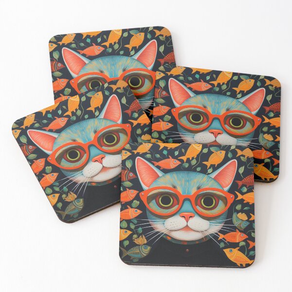 Item preview, "Cat in Fish Heaven"  designed and sold by HUNZINATOR.