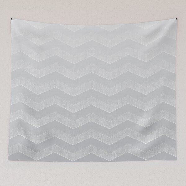 Item preview, Light Quiet Gray Chevron Ombre designed and sold by coverinlove.