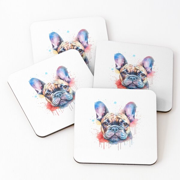 Item preview, french bulldog watercolor designed and sold by DerSenat.