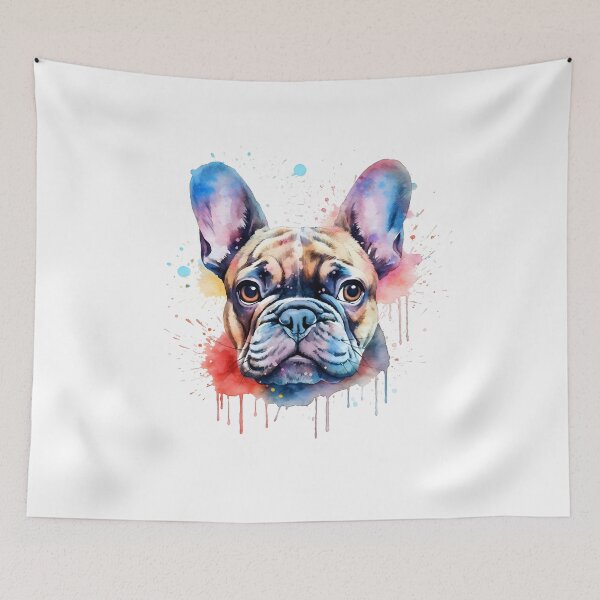 Item preview, french bulldog watercolor designed and sold by DerSenat.