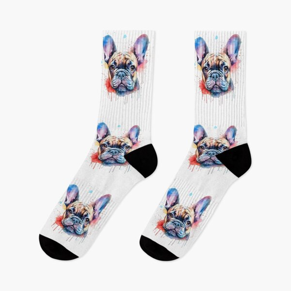 Item preview, french bulldog watercolor designed and sold by DerSenat.