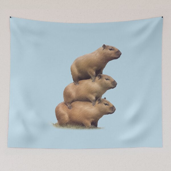 Artikelvorschau, Capybara | Wasserschwein entworfen und verkauft von DerSenat.