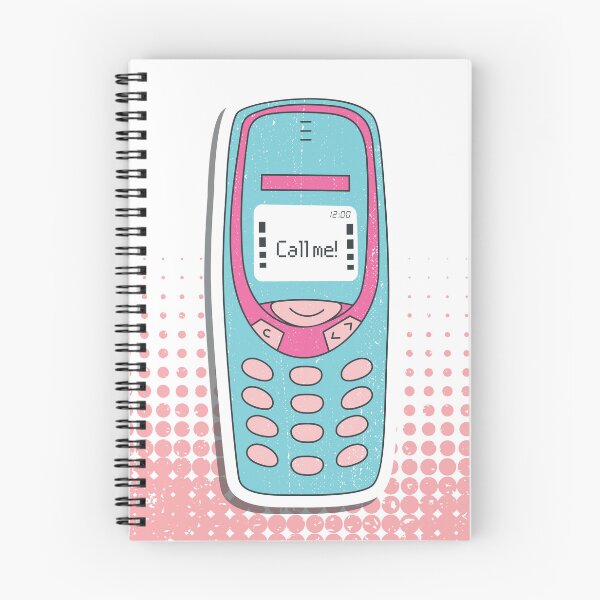 Item preview, Cute pink and teal cell phone mobile phone with Call Me on screen designed and sold by Fern-and-Fyre.