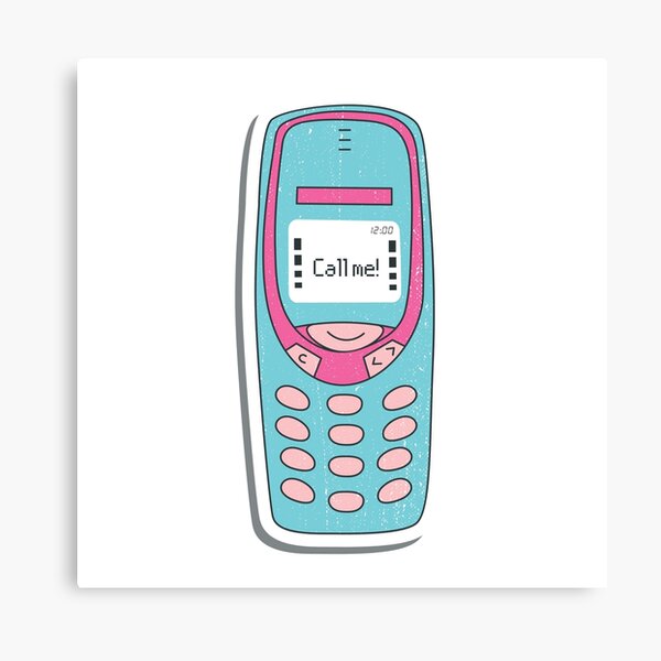 Kawaii Flip Phone Art Print A3 A4 A5 A6 Aesthetic Design 