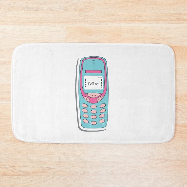 Item preview, Cute pink and teal cell phone mobile phone with Call Me on screen designed and sold by Fern-and-Fyre.