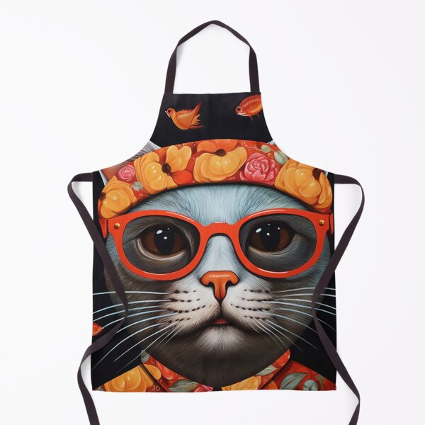 Item preview, "Cat in Flower Bandana" designed and sold by HUNZINATOR.