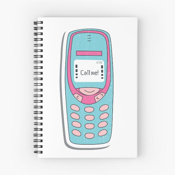 Item preview, Cute pink and teal cell phone mobile phone with Call Me on screen designed and sold by Fern-and-Fyre.
