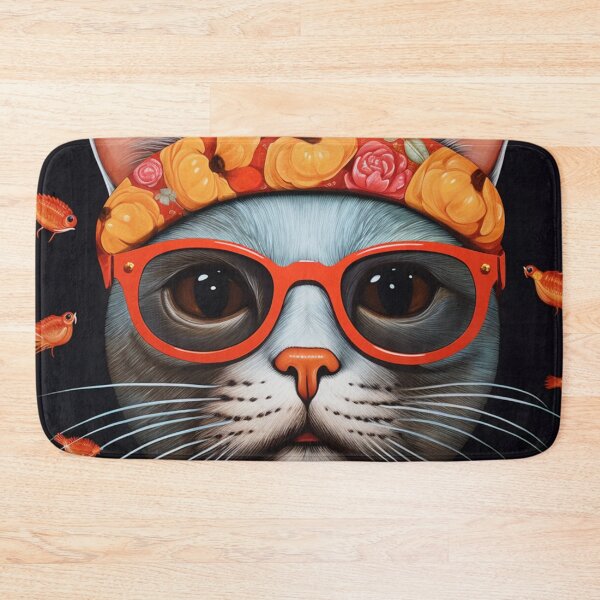 Item preview, "Cat in Flower Bandana"  designed and sold by HUNZINATOR.