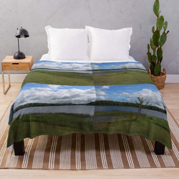 Item preview, beautiful summer lake beach landscape picture designed and sold by naturematters.