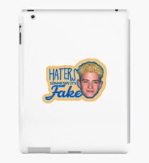Justin Timberlake - Haters Gonna Say It's Fake Design iPad Case/Skin