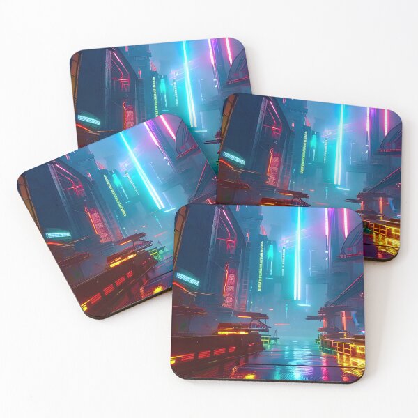 Item preview, Cyber City Quiet Mornings designed and sold by Ink Art Design.