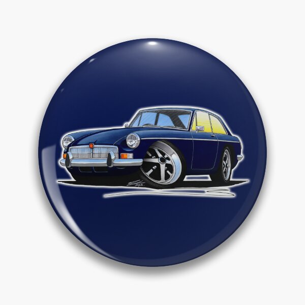 Item preview, MG B GT Dark Blue designed and sold by Yeomans Cartoons.