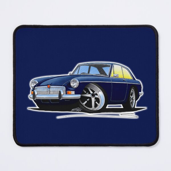 Item preview, MG B GT Dark Blue designed and sold by Yeomans Cartoons.
