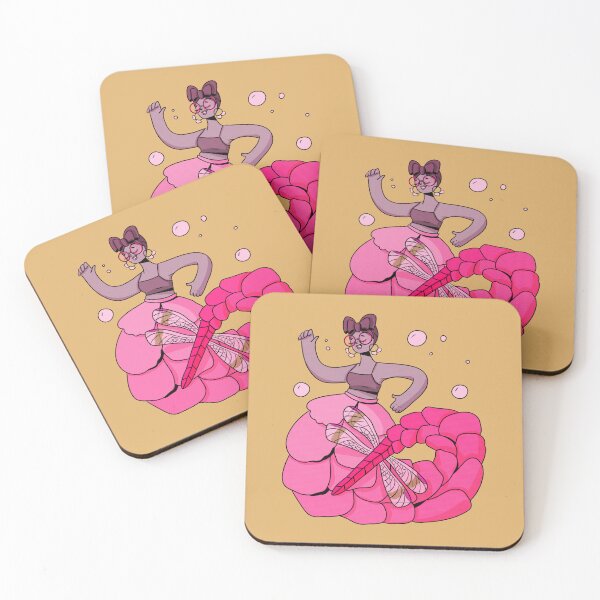 Item preview, Cute stylish mermaid with scarf designed and sold by anyramagic.