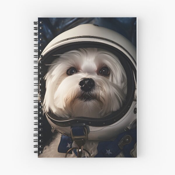 Aperçu de l'œuvre Astro Dog - Maltais créée et vendue par Merchgard.