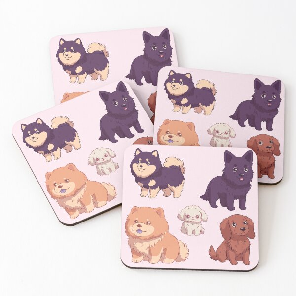 Item preview, Cute kawaii dog breed pattern  designed and sold by Yaragold.