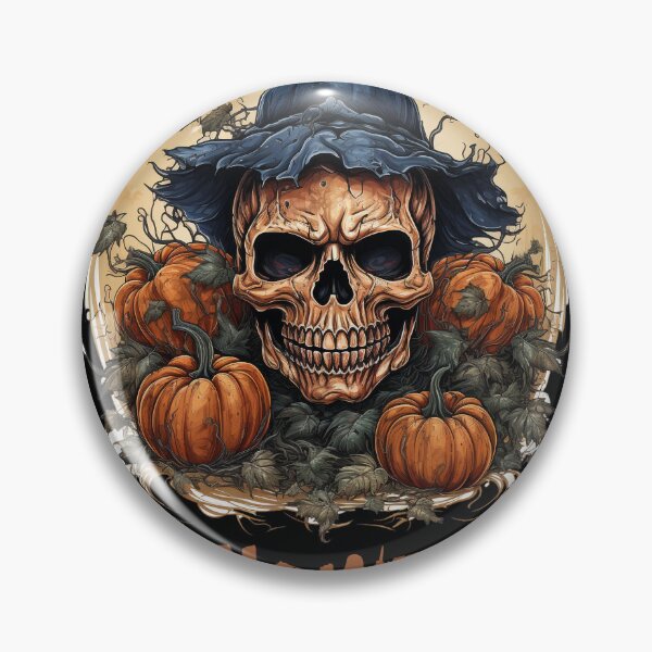 Artikelvorschau, Halloween-Schädel-Sublimationsdesign entworfen und verkauft von BabydellArt.