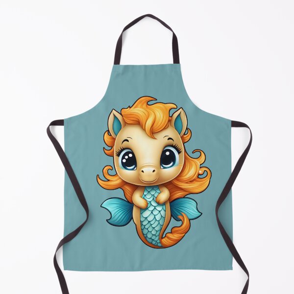 Item preview, Cute cartoon chibi hippocampus designed and sold by Merinalini.