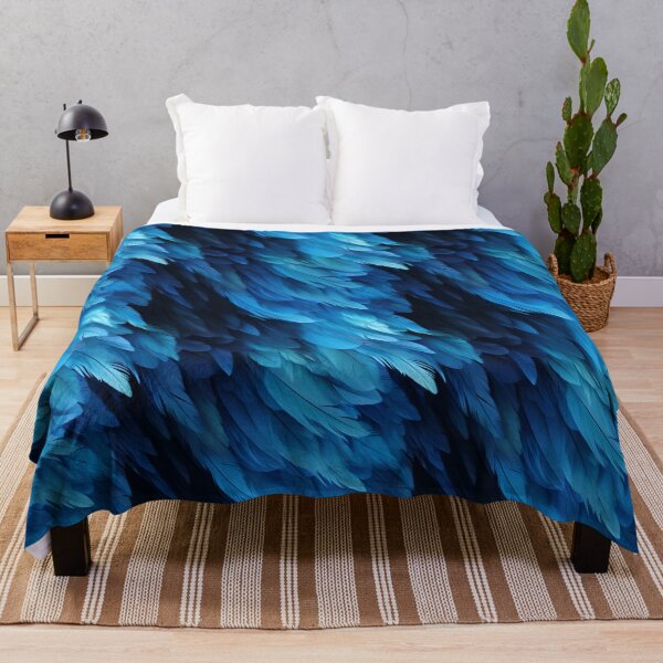 Item preview, Blue Feathers Seamless Pattern designed and sold by Sturdust.