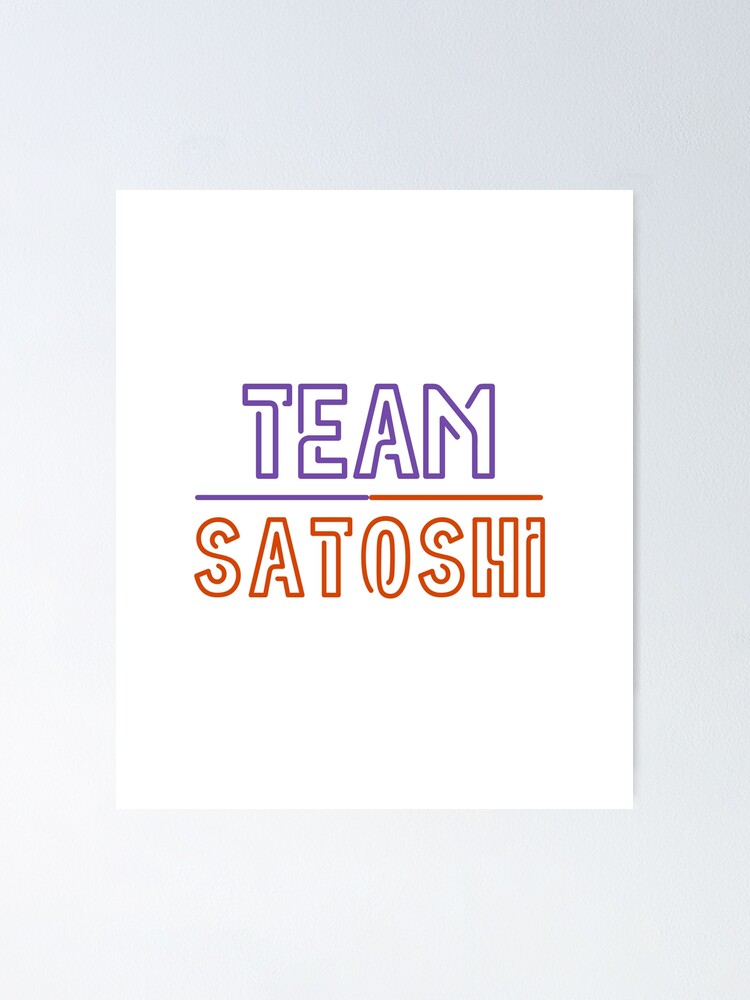 Thumbnail 1 of 3, Poster, Team Satoshi designed and sold by WhitepaperStyle.