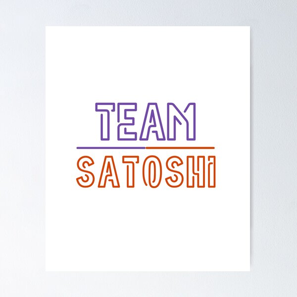 Item preview, Team Satoshi designed and sold by WhitepaperStyle.