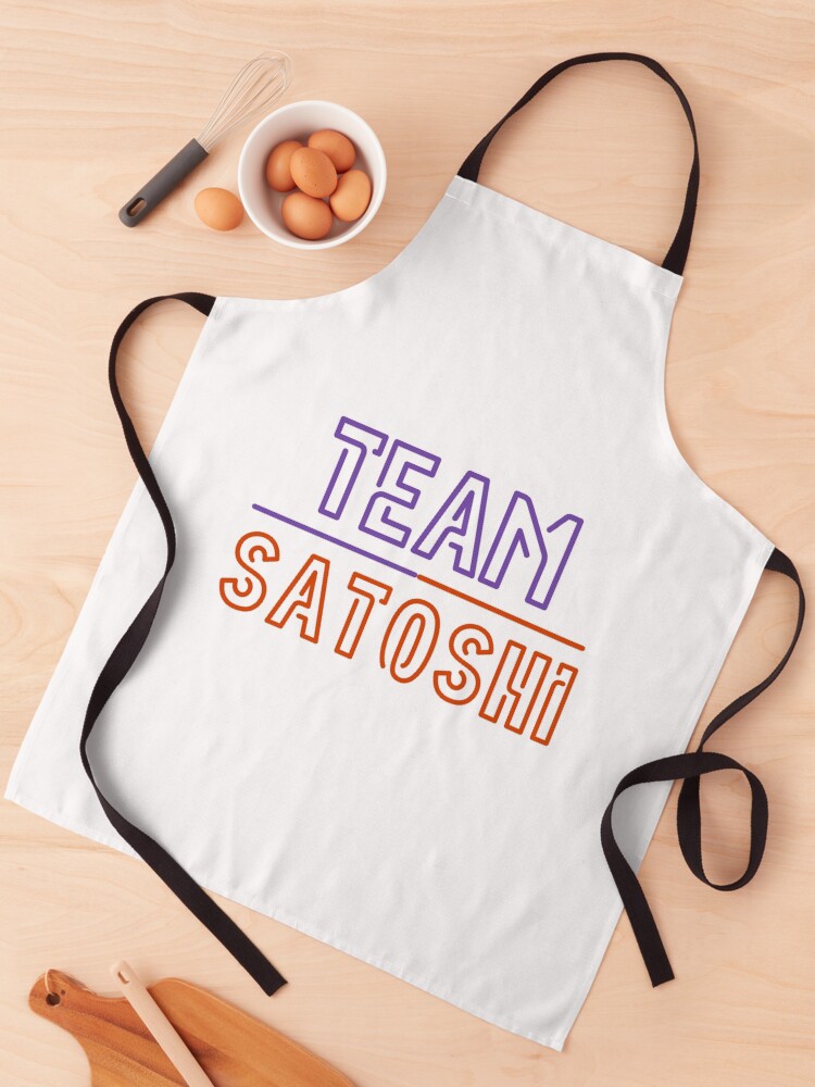 Thumbnail 1 of 6, Apron, Team Satoshi designed and sold by WhitepaperStyle.