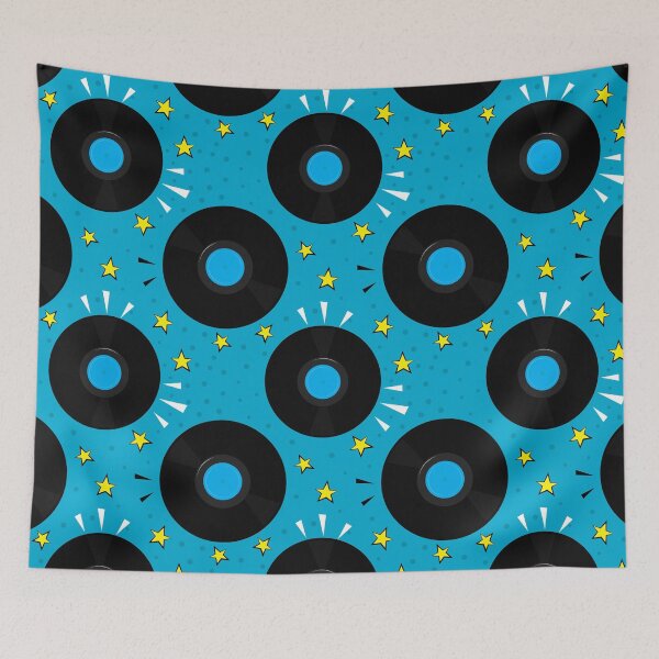 Item preview, Retro Vinyl Record Pattern designed and sold by CreativeBridge.
