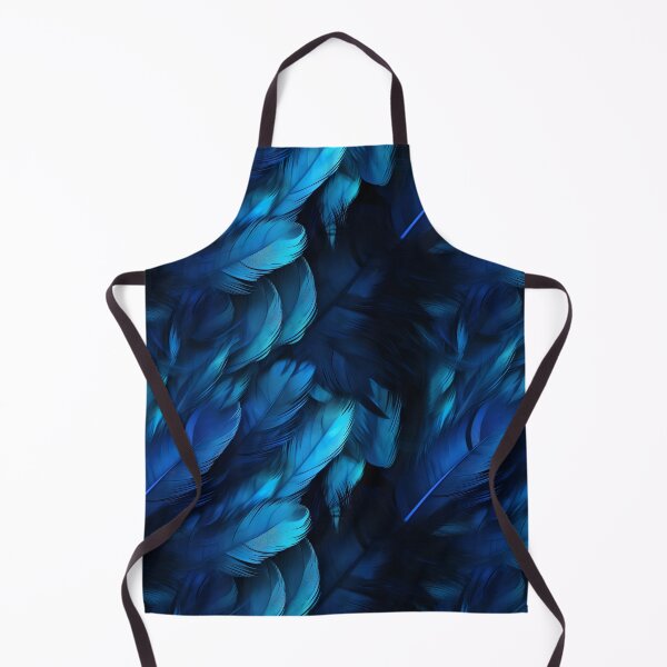 Item preview, Blue Luminescent Feathers Pattern designed and sold by Sturdust.