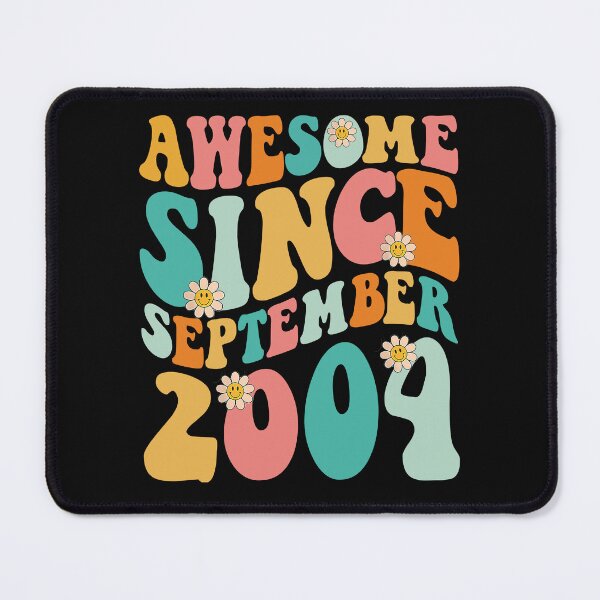 Item preview, Awesome Since September 2004 | Made In 2004 | Retro Groovy Birthday designed and sold by Christina-grich.
