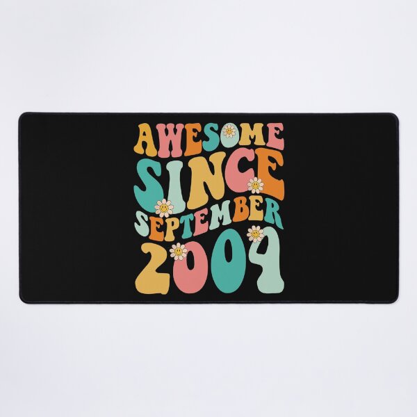 Item preview, Awesome Since September 2004 | Made In 2004 | Retro Groovy Birthday designed and sold by Christina-grich.