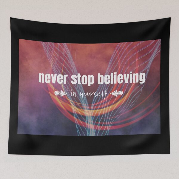 Item preview, never wall to believe in yourself designed and sold by studio468.