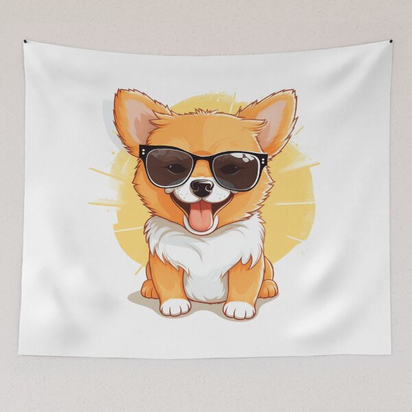 Item preview, Kawaii Cool Dog designed and sold by HouseOfLyons.