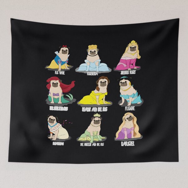 Item preview, Pug Princesses  	 designed and sold by xnxngirw47.