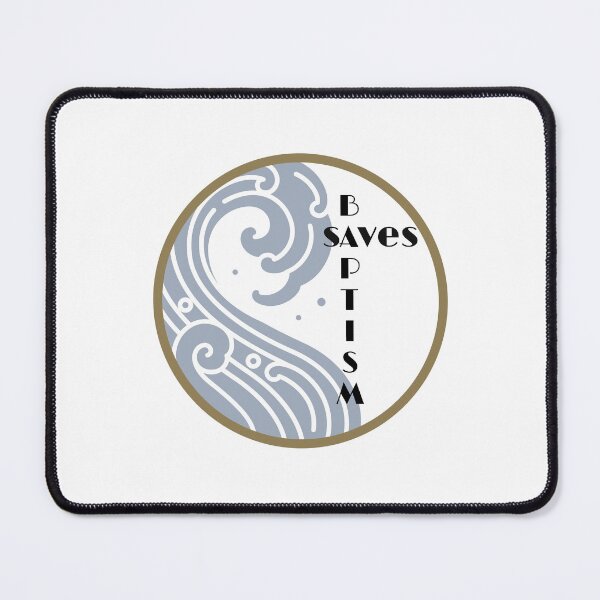 Item preview, Baptism Saves Exodus Wave solid circle designed and sold by NonPCTruths.