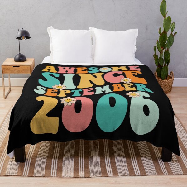 Item preview, Awesome Since September 2006 | Made In 2006 | Retro Groovy Birthday designed and sold by Christina-grich.