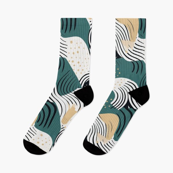 Item preview, Harmonious Abstraction: Minimalist Lines and Strokes Pattern designed and sold by aweartome.