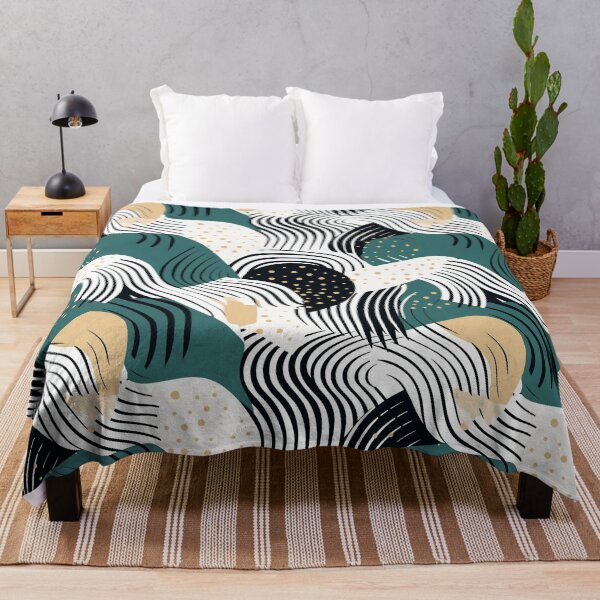 Item preview, Harmonious Abstraction: Minimalist Lines and Strokes Pattern designed and sold by aweartome.